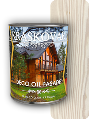 Масло для фасада Kraskovar Deco Oil Fasade белоснежный