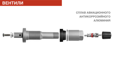 Система контроля давления и температуры в шинах TPMS CRX-1010N