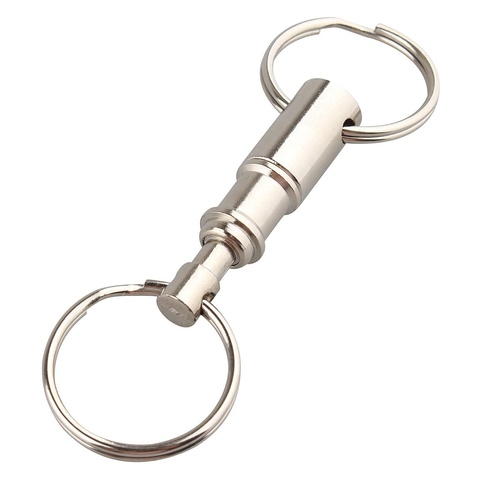 Карабин Victorinox, с 2 кольцами, никелированный (4.1835.B1)