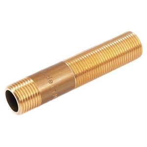 Stout 1/2"x150 мм НР сгон с наружной резьбой латунный (SFT-0032-012150 ...