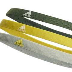 Повязка на голову Adidas Hairband 3PP - pistachio/yellow/dark green