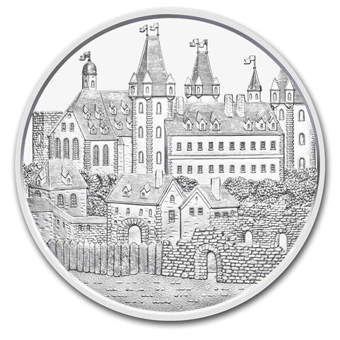1,5 евро. Винер-Нойштадт 825 лет монетному двору в Вене. Австрия. 2019 год