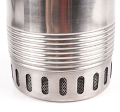 Набор воды производится посредине