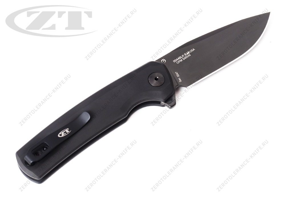 Нож Zero Tolerance 0044BLK Button Lock Flipper - фотография 