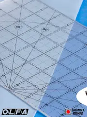 OLFA 150 х 600 мм, разметочная метрическая линейка (OL-MQR-15x60)