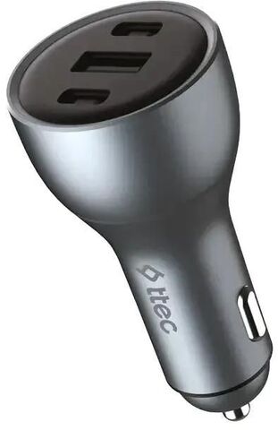 Автозарядка TTEC SmartCharger Trio PD 130W Car Fast Charger 2 USB-C + USB-A, черный