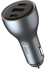 Автозарядка TTEC SmartCharger Trio PD 130W Car Fast Charger 2 USB-C + USB-A, черный