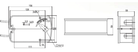 Электропривод Ventart FSE10N24S ON/OFF реверсивный