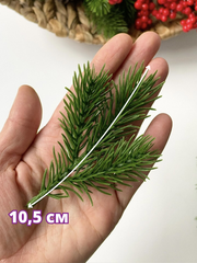 Еловая лиана искусственная Трехлапки, пушистая, 1,8 м длина, около 120 лапок, набор 1 шт