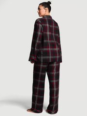 ФЛАНЕЛЕВАЯ ПИЖАМА С БРЮКАМИ