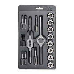 Набор метчиков и плашек M3 -M12 115CrV3 18пр Bucovice(CzTool) 310125