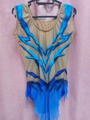 Купальник для художественной гимнастики без страз рост 128 см НОВЫЙ