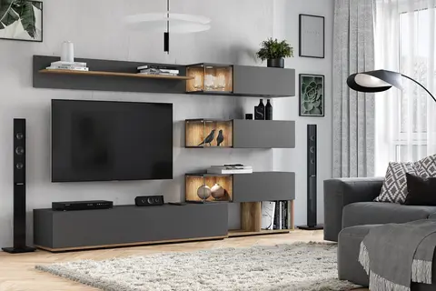 Гостиная Рига каньон / графит