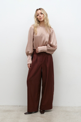 Брюки 0-образные из шерсти