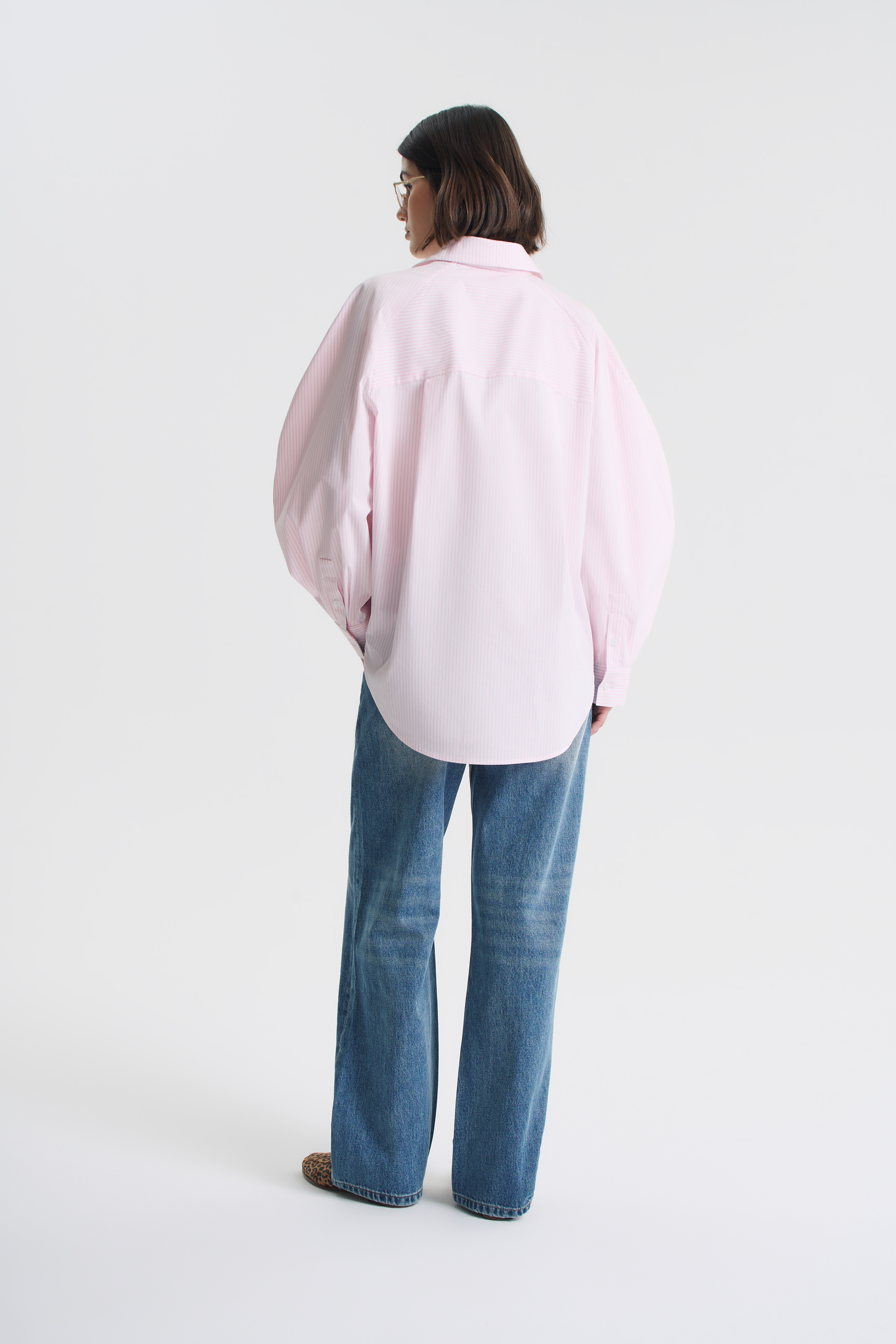 Рубашка оверсайз с галстуком