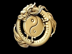 Силиконовый молд № 387 Дракон