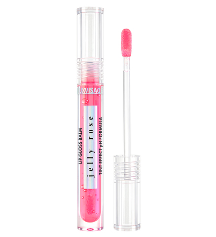 LuxVisage Блеск-бальзам для губ JELLY ROSE TINT EFFECT pH FORMULA  01 Rosewater