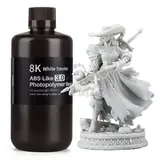 Фотополимерная смола Elegoo ABS-Like Resin V3.0 8K, светло-серая (White Smoke), 1 л, 50.103.0236
