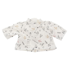 Munecas Antonio Juan Одежда для кукол и пупсов 30-35 см, белая кофта, шапка, штанишки (91033-11)