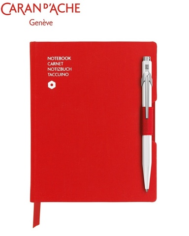 Записная книжка Caran d'Ache Office A6 Red/White (8491.453)