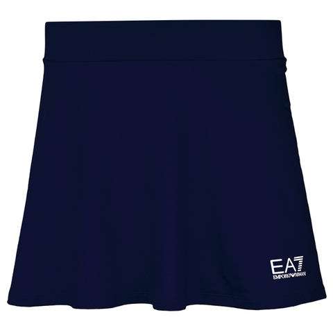 Детская теннисная юбка EA7 Girl Jersey Miniskirt - navy blue