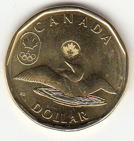 1 доллар "Олимпийская утка. Сочи - 2014 год" 2014 год UNC