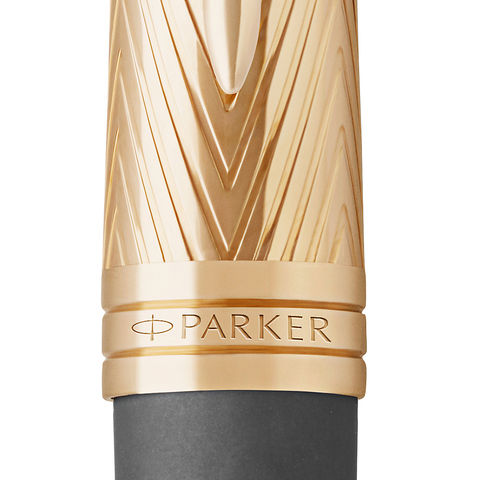 Ручка перьевая Parker Premier, Storm Grey GT, F (1931435)