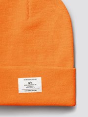 Шапка Alpha Industries Essential Beanie Emergency Orange (Орнажевая)