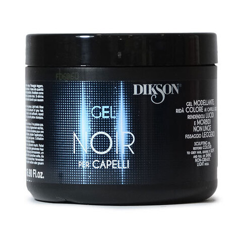 Dikson Barber Pole Noir Gel Per Capelli - Моделирующий гель для седых волос легкой фиксации