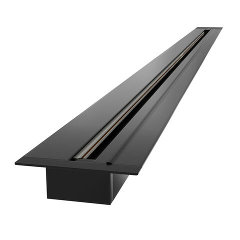 Шинопровод однофазный встраиваемый Elektrostandard Track Rail BK Recessed 85082/00 1м