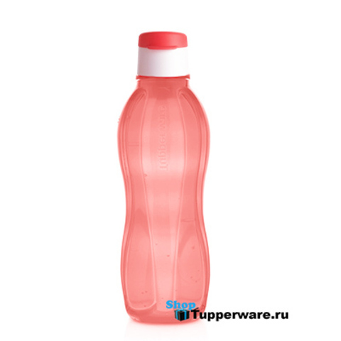 Бутылка Эко (750 мл) в красном цвете с клапаном