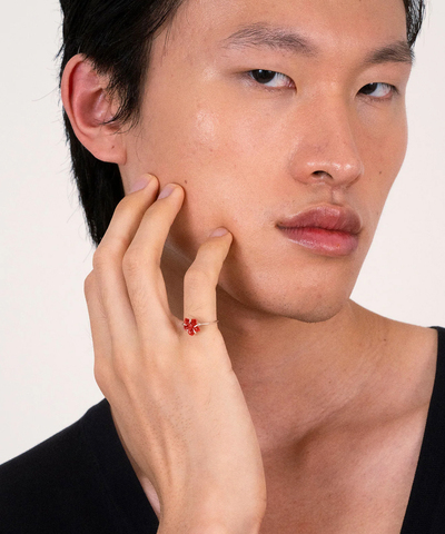 Кольцо BABY PETUNIA RED