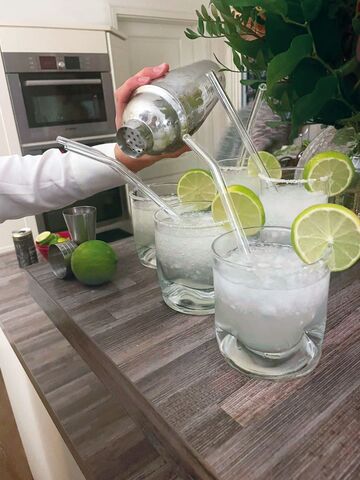 Набор стеклянных трубочек DRINK TOGETHER