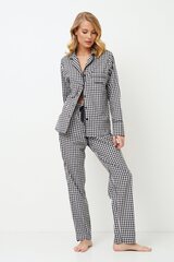 Пижама женская со штанами ARUELLE PHILIPPA_Черный + белый