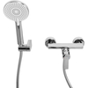 BelBagno AURORA-ESDM-CRM AURORA Смеситель для душа в комплекте с ручным душем, шлангом и держателем, хром AURORA-ESDM-CRM