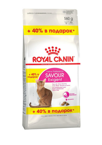 ПРОМО! Royal Canin Savour Exigent сухой корм для привередливых кошек 400+160 г