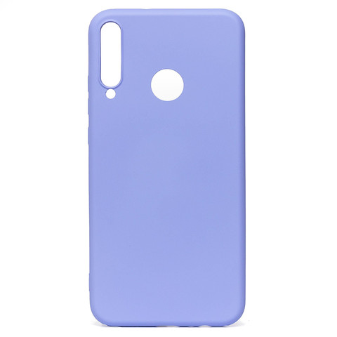 Чехол для Huawei Honor 9С/P40 Lite E Софт тач мягкий эффект / микрофибра светло-фиолетовый