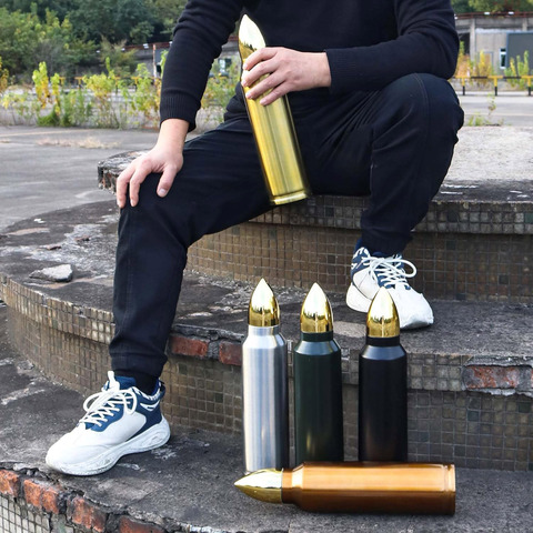 Картинка термос Skully ES-B303-1 Gold - 8