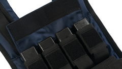 Жилет-утяжелитель Hard Training Filippov 18кг (синий), синий