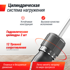 Гребной тренажер UNIX Fit гидравлический 320G