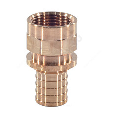 Муфта для PE-X труб аксиальная бронза Дн 16х1/2" ВР RAUTITAN RX+ Rehau 14563271001 (13660671001)