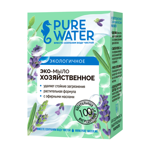 Хозяйственное мыло с эфирными маслами | Pure Water