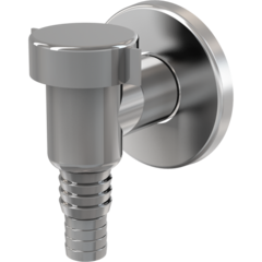 APS1 Сифон для стиральной машины наружный хромированный