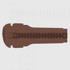 Мастурбатор Feel Stroker от KIIROO вульва (темно-коричневый)