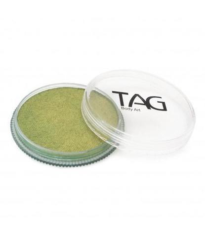 Аквагрим TAG 32гр перламутровый зеленая бронза