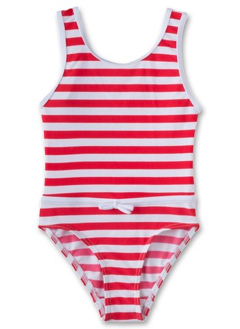 Слитный купальник в полоску Sanetta