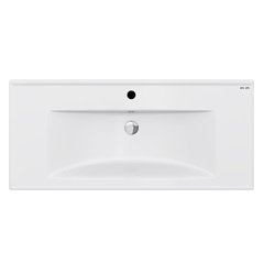 Тумба с раковиной, подвесная, 100 см, 2 ящика, белый глянец,  AM.PM X-Joy - M85AFHX1002WG