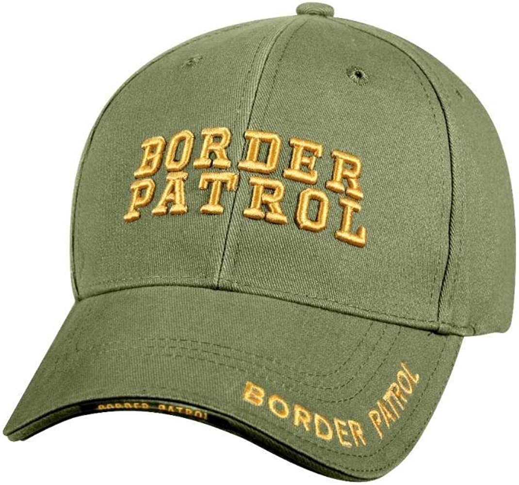 Кепка бейсболка Rothco Deluxe "Border Patrol" Profile Cap Olive