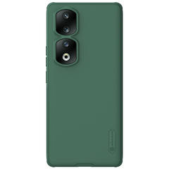 Чехол темно-зеленого цвета (Deep Green) от Nillkin c встроенным круглым магнитом для Huawei Honor 90 Pro, серия Super Frosted Shield Pro Magnetic Case