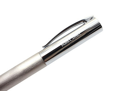 Перьевая ручка Faber-Castell Ambition Brushed Metal перо EF